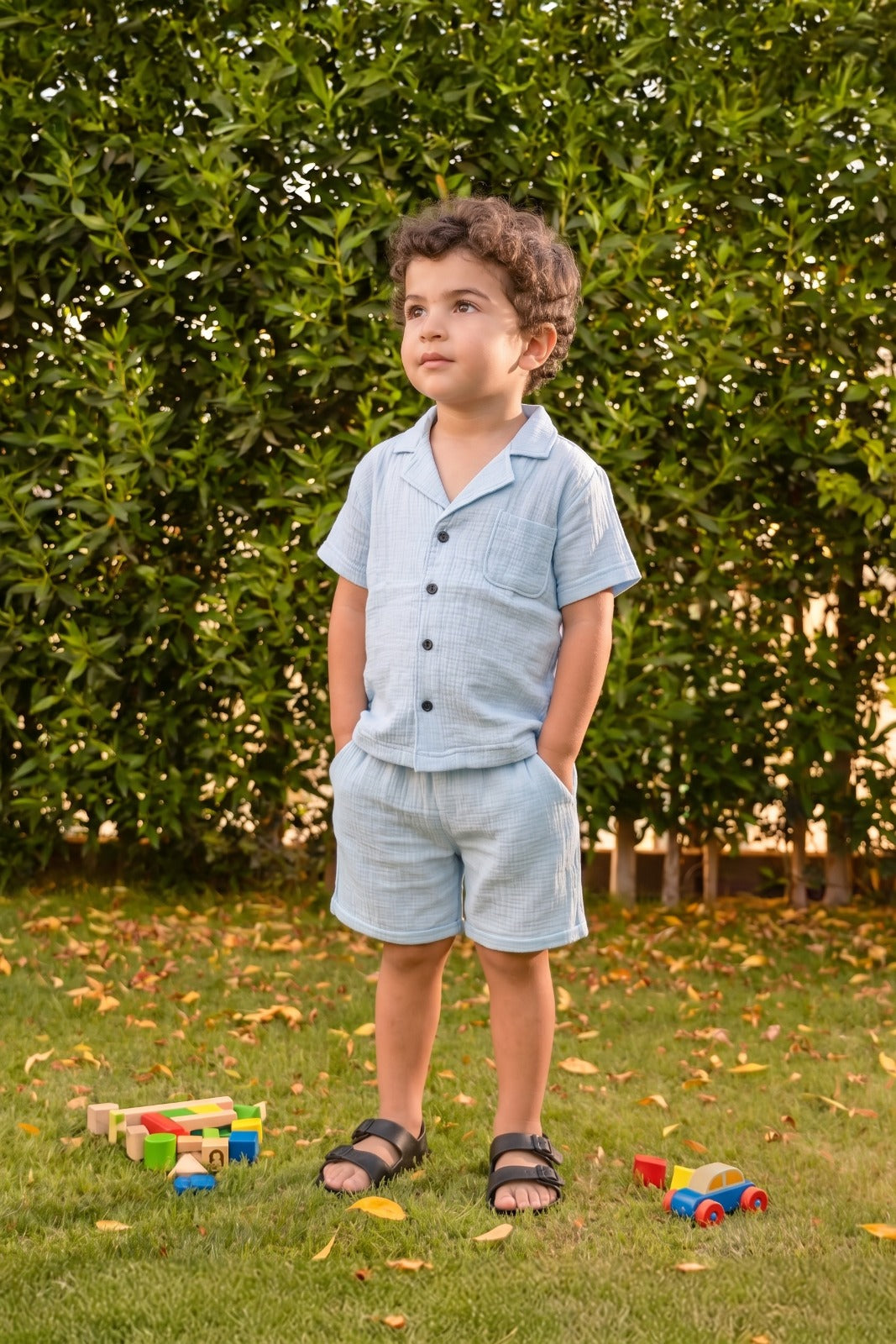 Compact Ease Set - Baby Blue