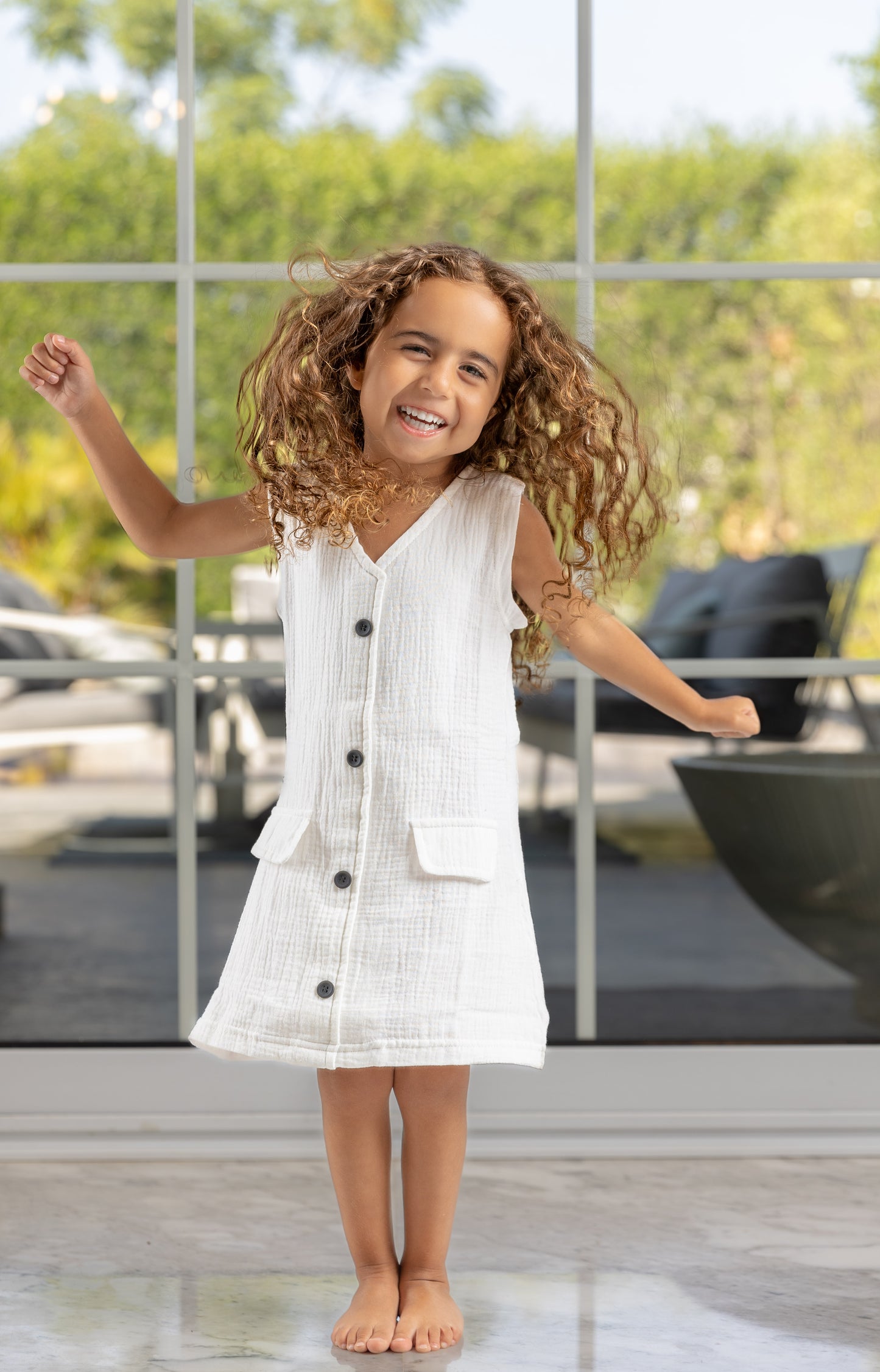 Little Blossom Dress - White